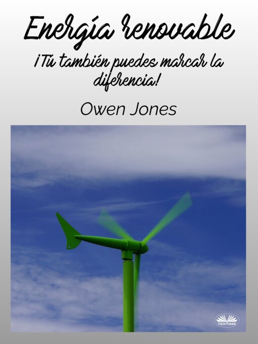 Title details for Energía Renovable by Owen Jones - Available